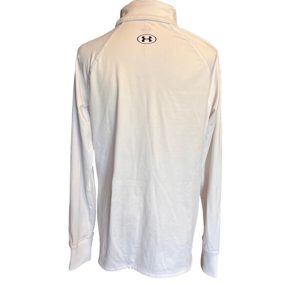 Under Armour Train Cold Weather Funnel Neck.  White.  Women's Size Large - Picture 3 of 7